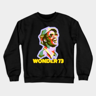 Musician WPAP Stevie wonder 70s purple Crewneck Sweatshirt